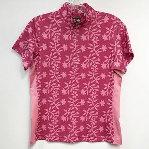 Adidas Women’s‎ ClimaCool Short Sleeve Quarter Zip Size Small